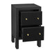 Ariana Bedside Table - Black