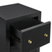 Ariana Bedside Table - Black