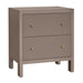 Ariana 67x76cm Bedside Table - Taupe