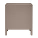 Ariana 67x76cm Bedside Table - Taupe