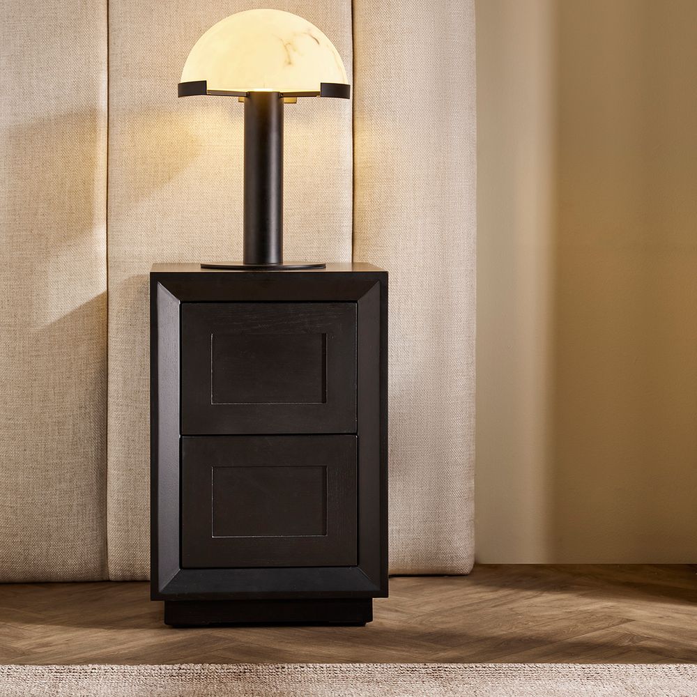 Balmain Bedside Table - Black
