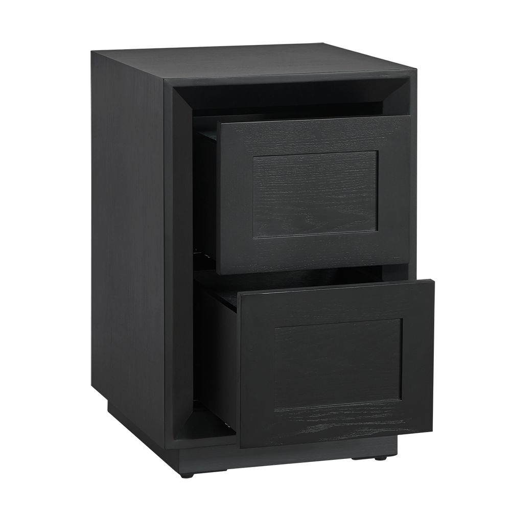 Balmain Bedside Table - Black