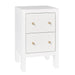 Ariana Bedside Table - White