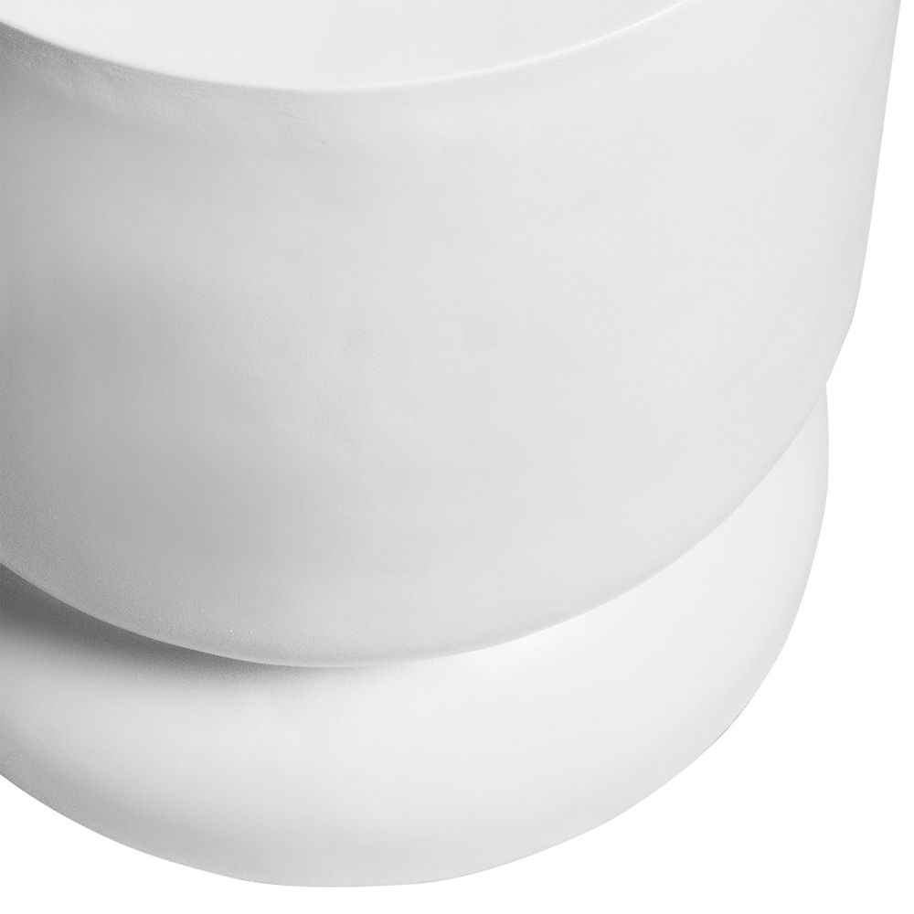 Milan Side Table - White