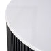 Mason Round Coffee Table - Medium Black