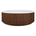 Mason Round Coffee Table - Large Walnut