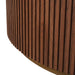 Mason Round Coffee Table - Large Walnut
