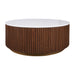 Mason Round Coffee Table - Medium Walnut
