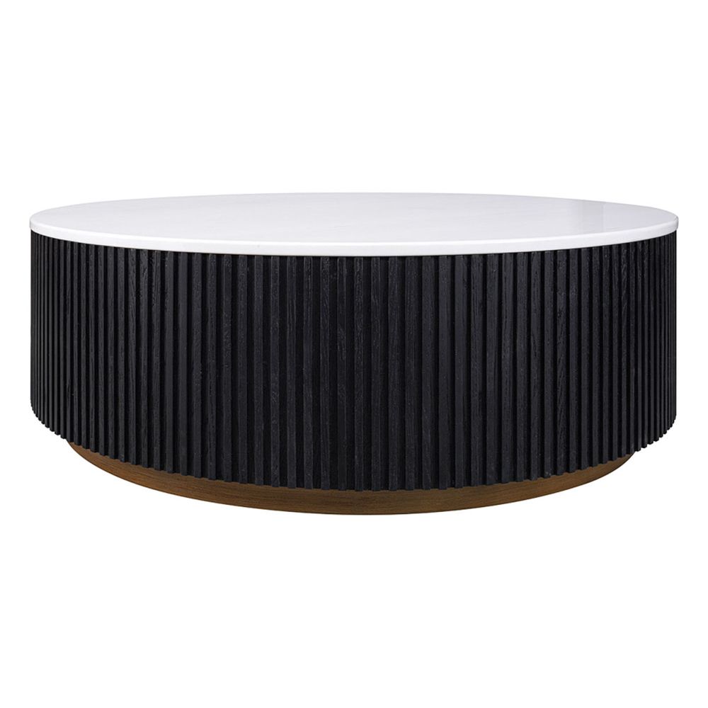 Mason Round Coffee Table - Large Black
