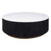 Mason Round Coffee Table - Large Black