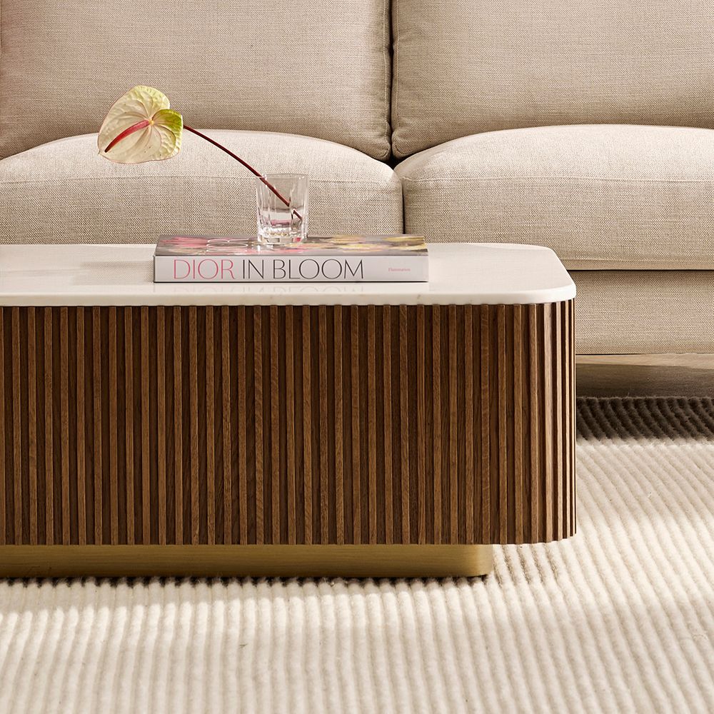 Mason Rectangle Coffee Table - Walnut