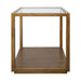 Sadie Square Side Table - Large Antique Gold