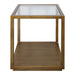 Sadie Square Side Table - Large Antique Gold