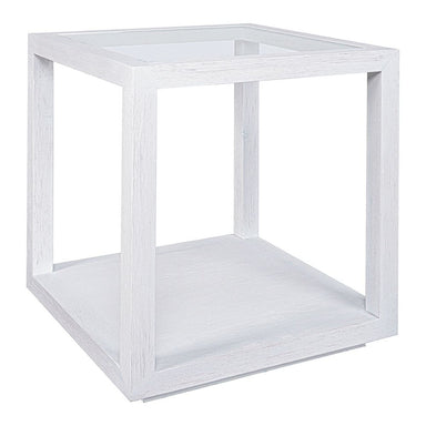 Sadie Oak Square Side Table - Large White