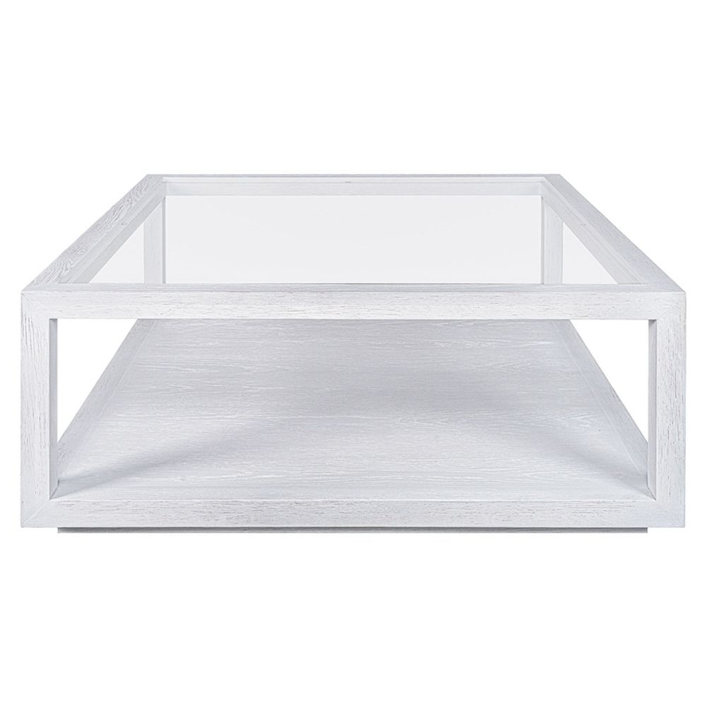 Sadie Oak Square Coffee Table - White