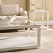 Sadie Oak Square Coffee Table - White