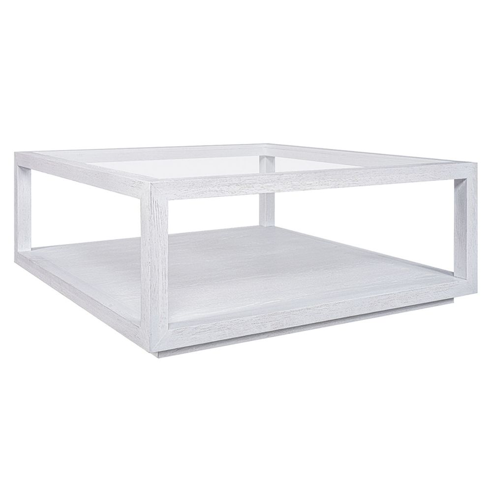 Sadie Oak Square Coffee Table - White