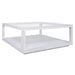 Sadie Oak Square Coffee Table - White