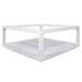 Sadie Oak Square Coffee Table - White