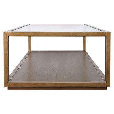 Sadie Rectangle Coffee Table - Antique Gold