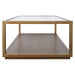 Sadie Rectangle Coffee Table - Antique Gold