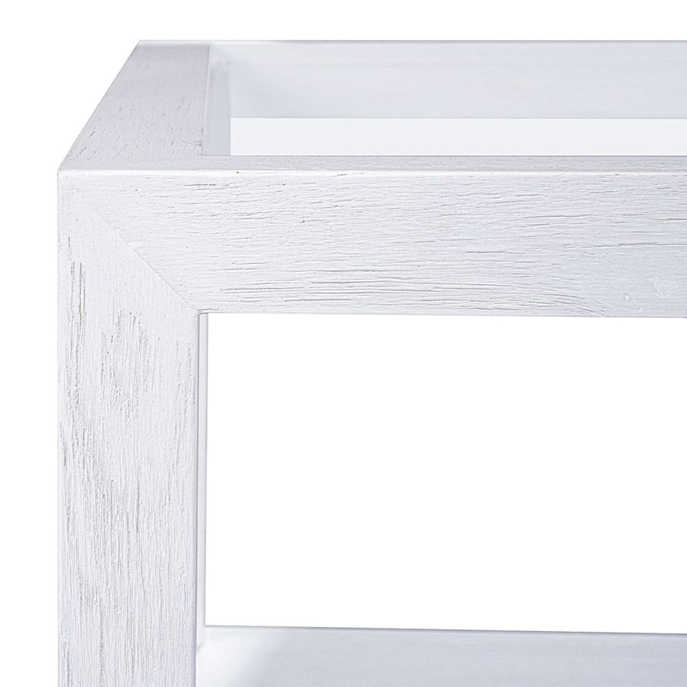 Sadie Oak Rectangle Coffee Table - White