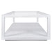 Sadie Oak Rectangle Coffee Table - White
