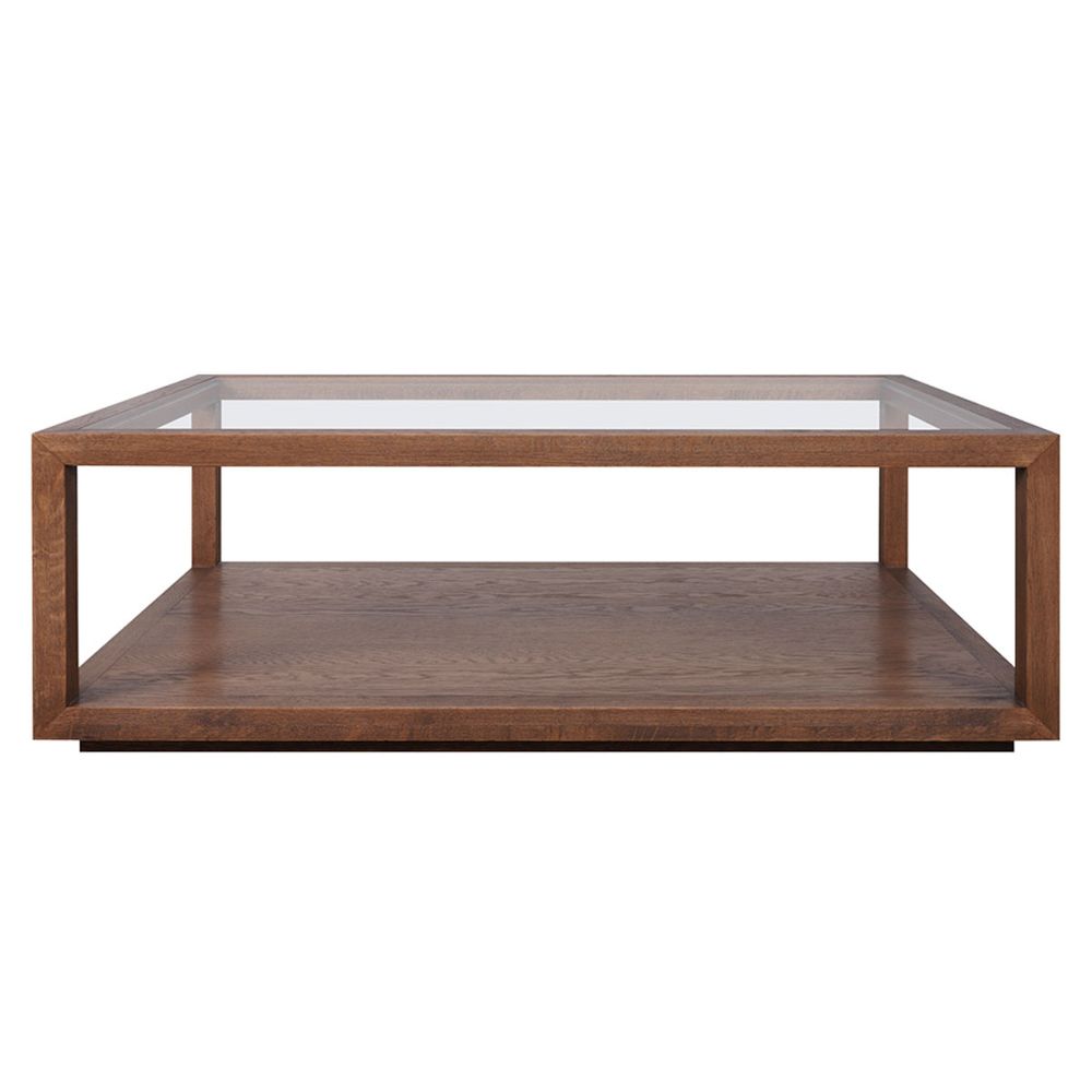 Sadie Oak Rectangle Coffee Table - Walnut