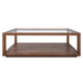 Sadie Oak Rectangle Coffee Table - Walnut