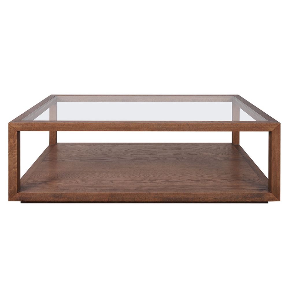 Sadie Oak Rectangle Coffee Table - Walnut
