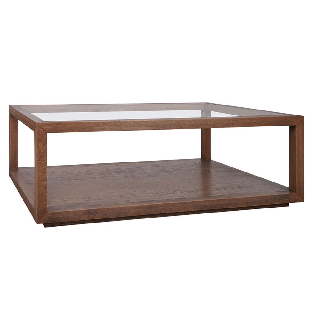 Sadie Oak Rectangle Coffee Table - Walnut