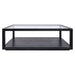 Sadie Oak Rectangle Coffee Table - Black