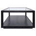 Sadie Oak Rectangle Coffee Table - Black