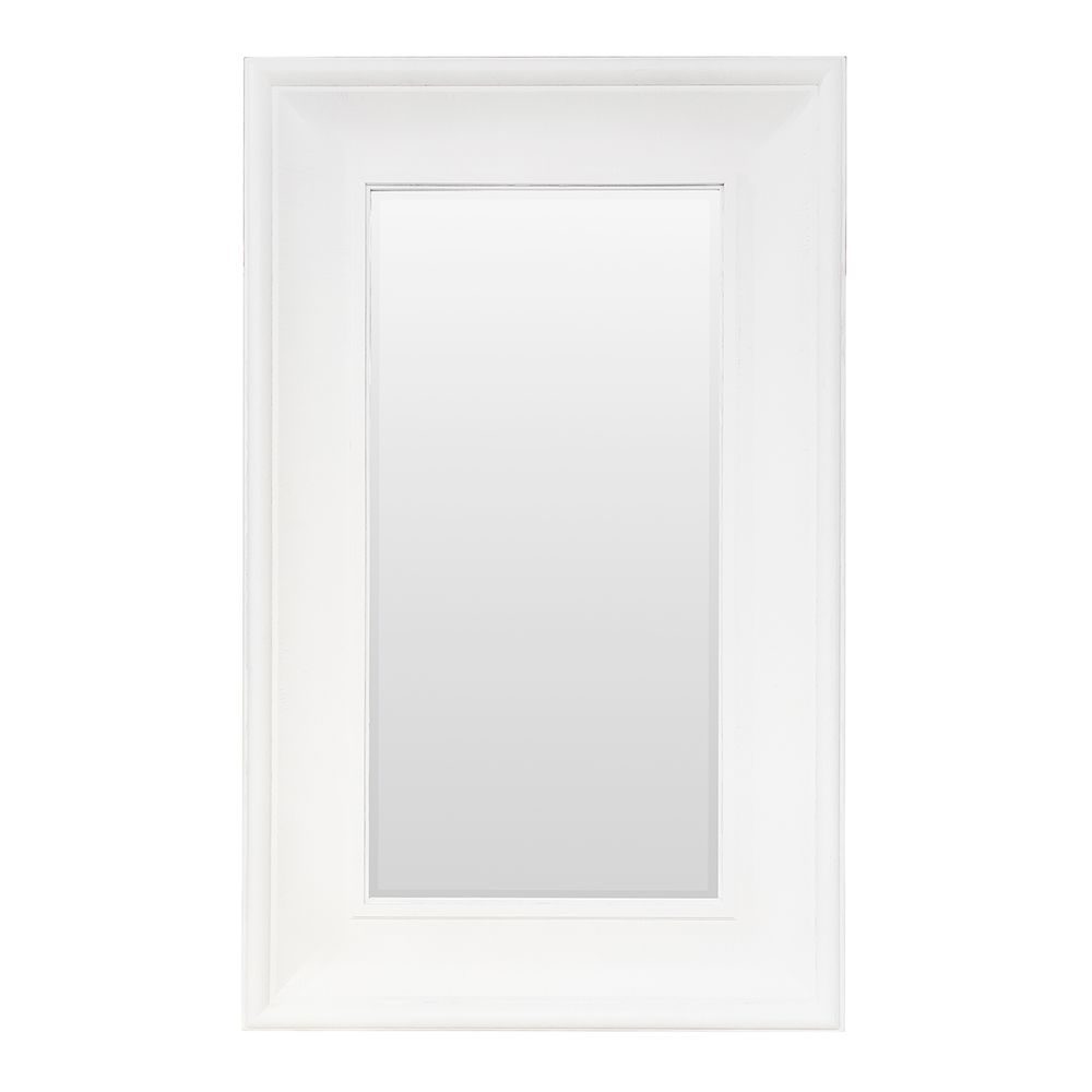 Bateman Floor Mirror - White