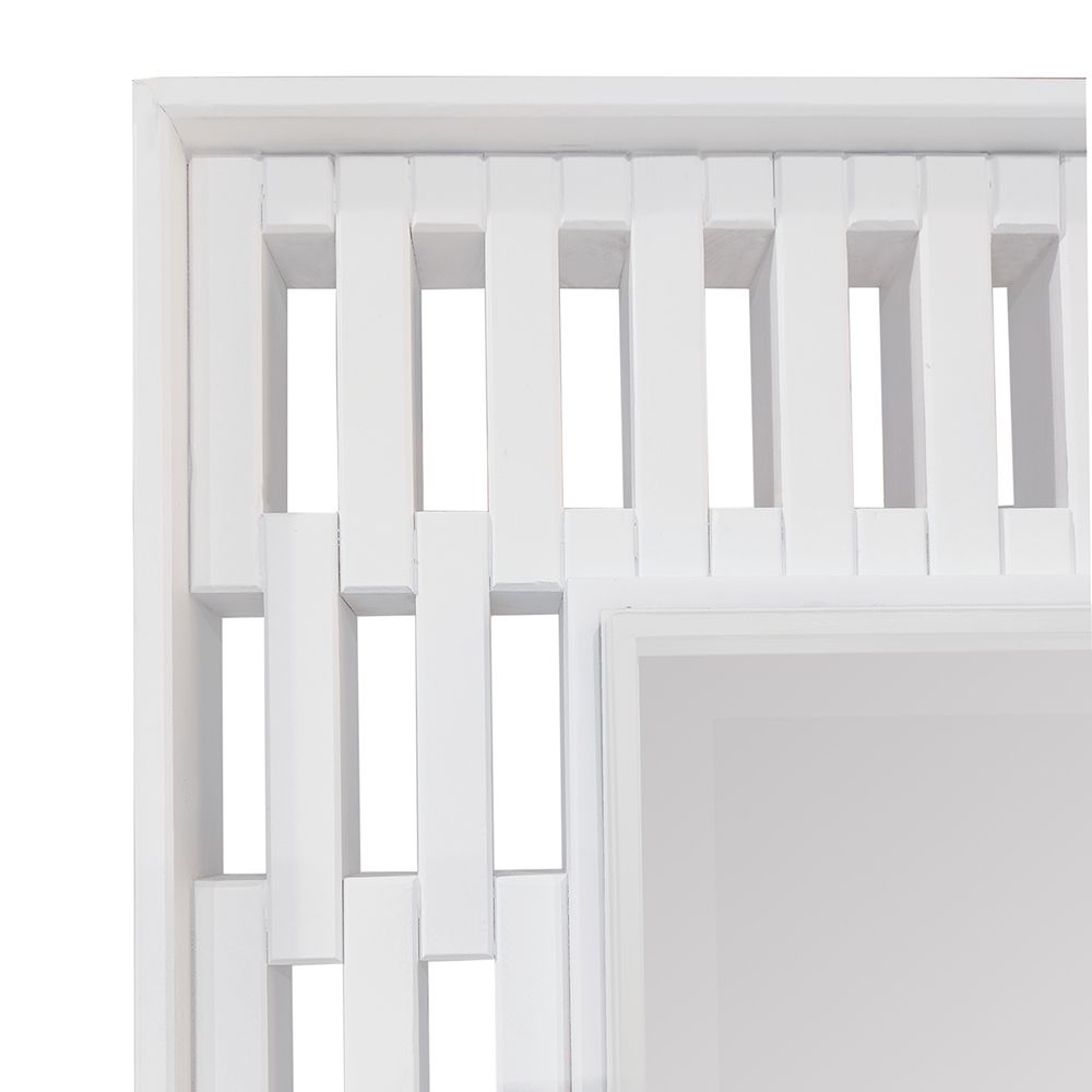 Appin Floor Mirror - White