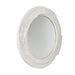 Dunbar Round Wall Mirror - White