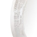 Dunbar Round Wall Mirror - White