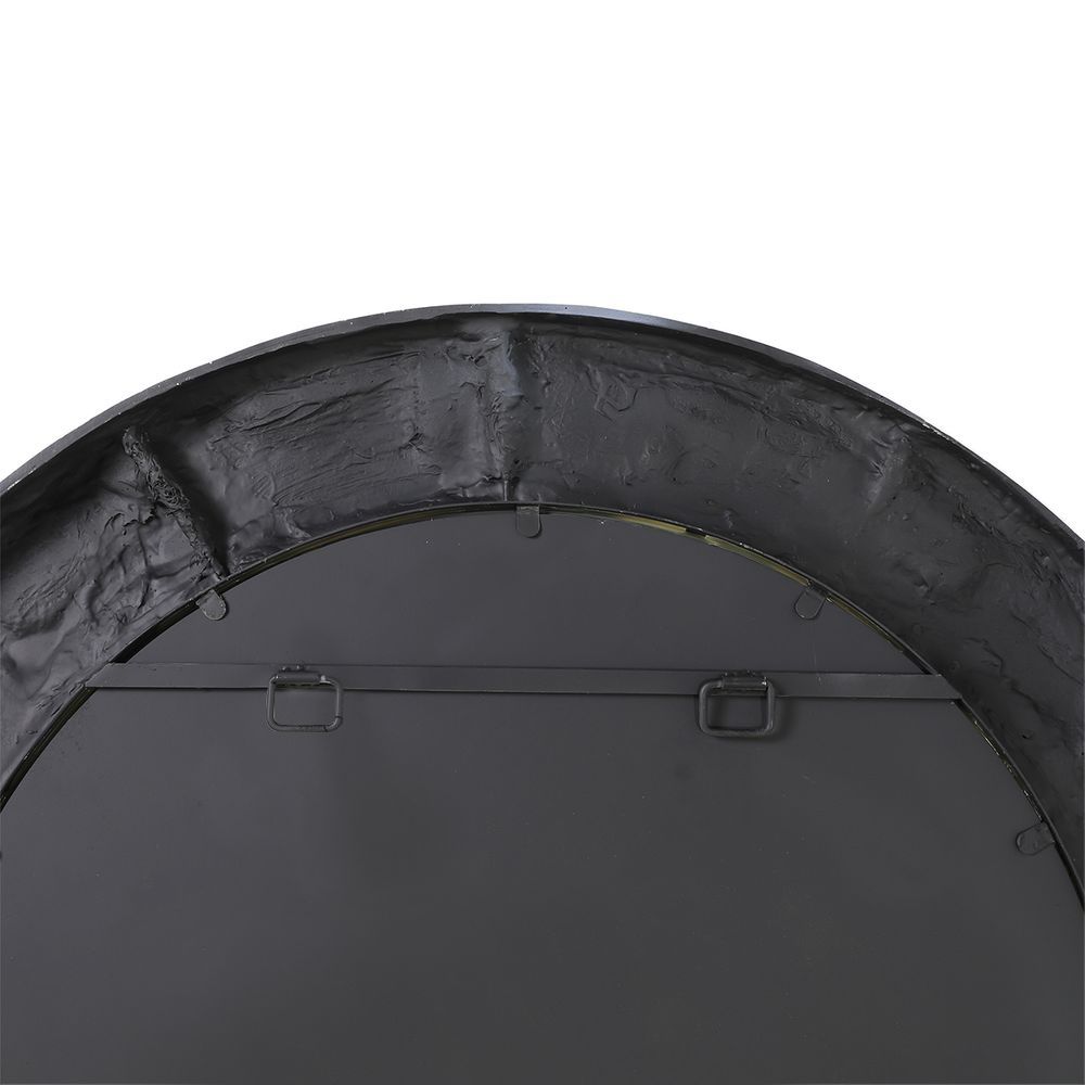 Dunbar Round Wall Mirror - White