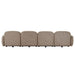 Ramona Modular 4 Seater Sofa - Taupe
