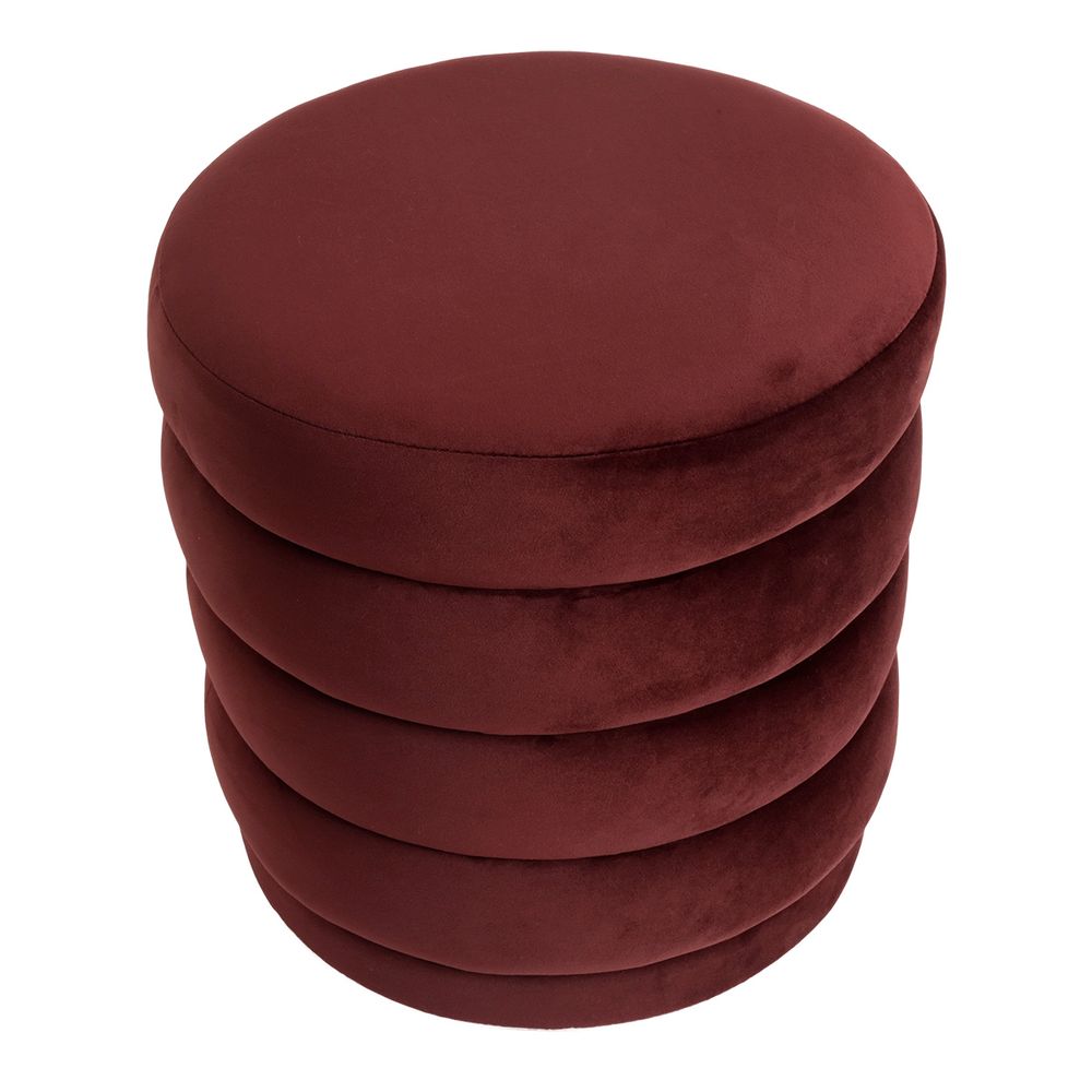 Demi Stool - Mulberry Velvet