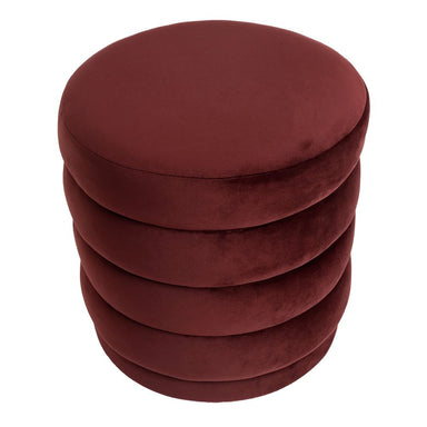 Demi Stool - Mulberry Velvet