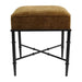 Hacienda Black Iron Stool - Butterscotch