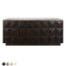 Benedict Smoked Oak Buffet - River Brown Marble