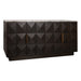 Benedict Smoked Oak Buffet - Black Marble