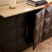 Benedict Smoked Oak Buffet - Travertine