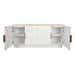 Benedict White Oak Buffet - Travertine