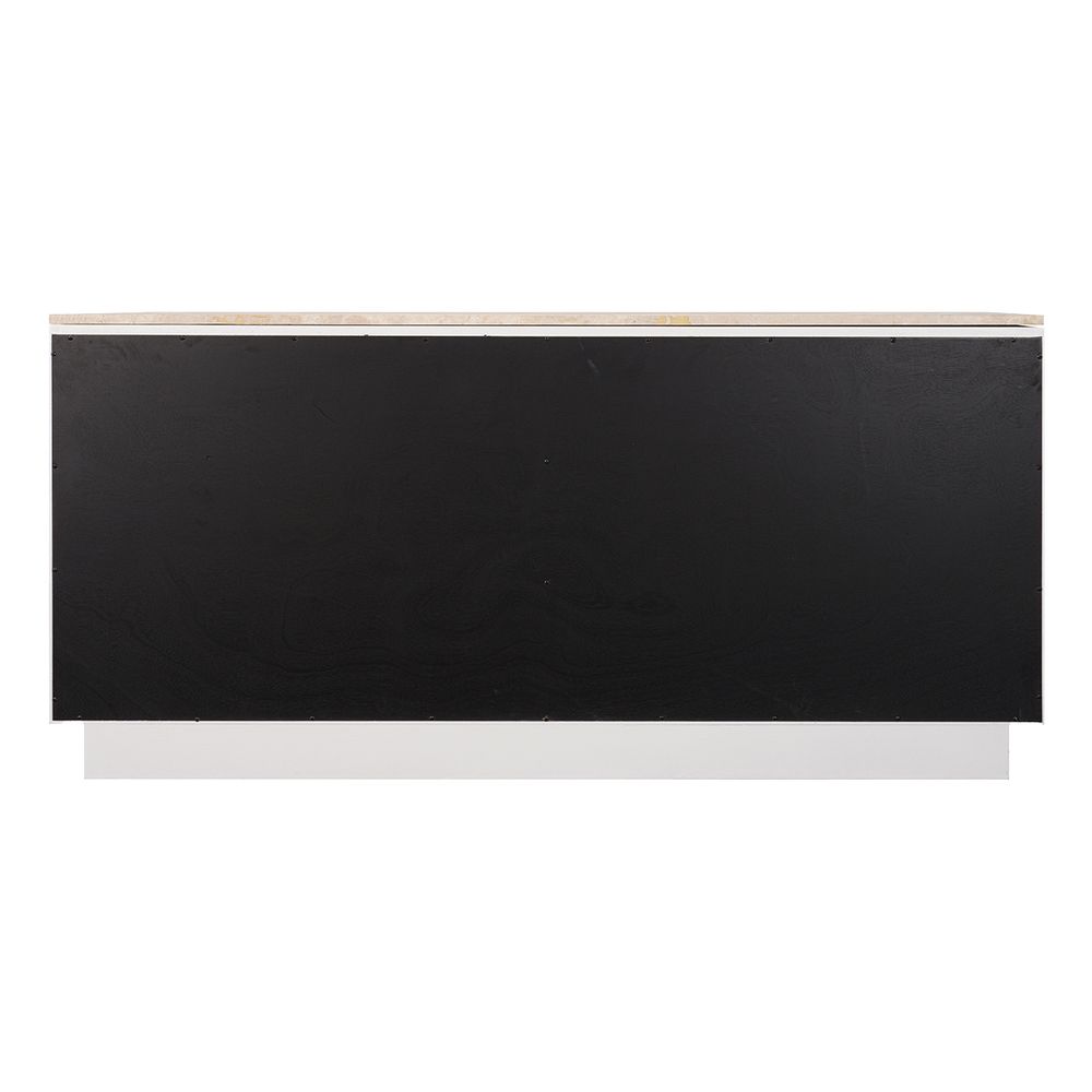 Benedict White Oak Buffet - Travertine