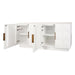 Benedict White Oak Buffet - White Marble