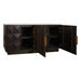 Benedict Smoked Oak Buffet - White Marble