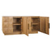 Benedict Natural Oak Buffet - White Marble